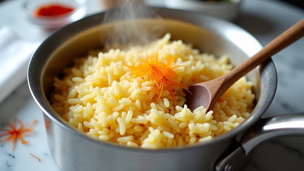 cook saffron rice