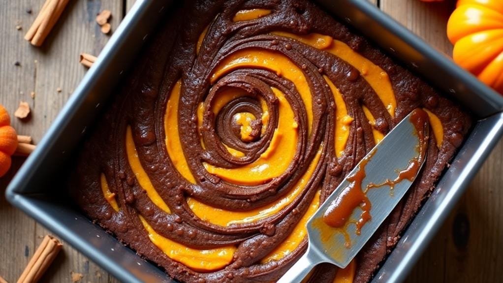 delicious pumpkin swirl treats