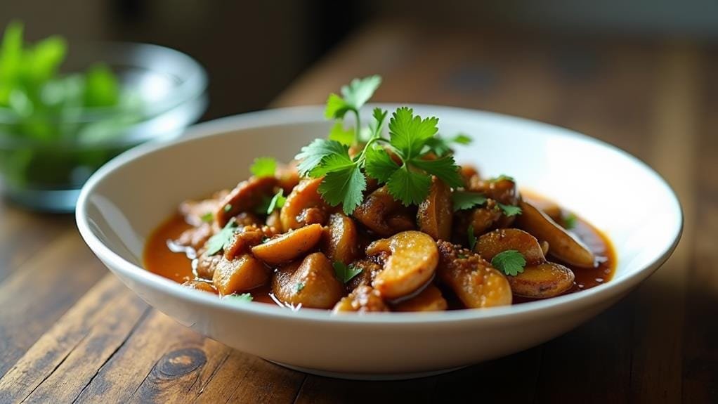 garnish with fresh cilantro