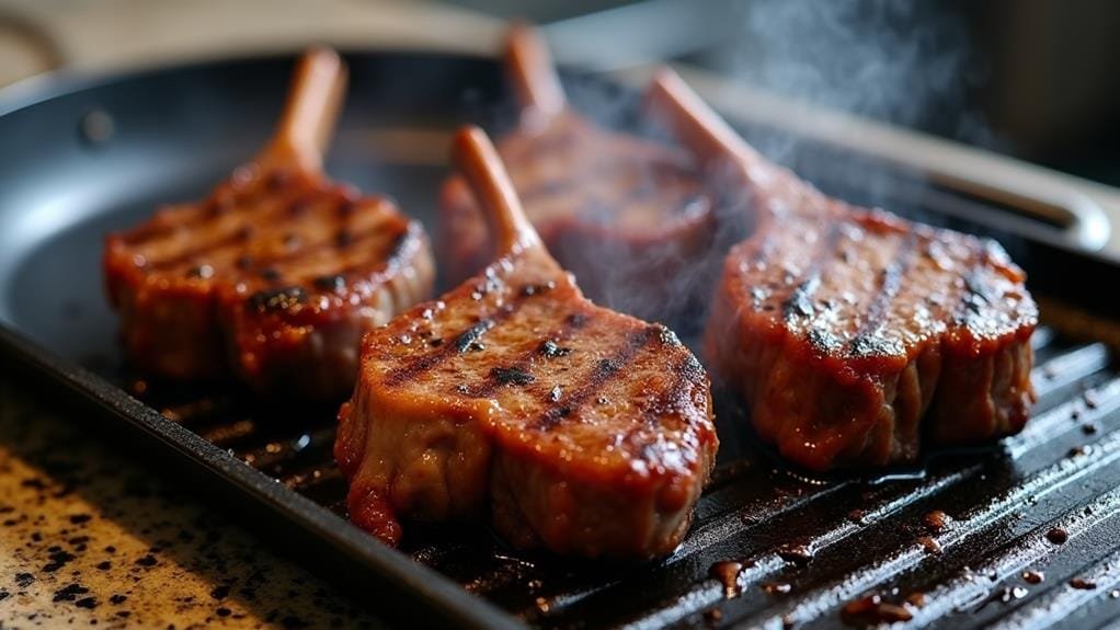 grill or pan sear lamb