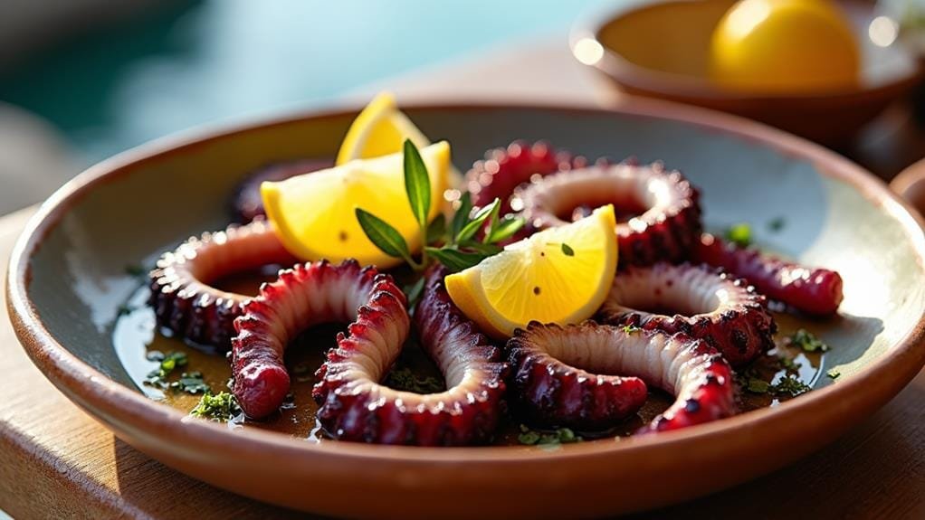 Grilled Octopus With Lemon and Oregano