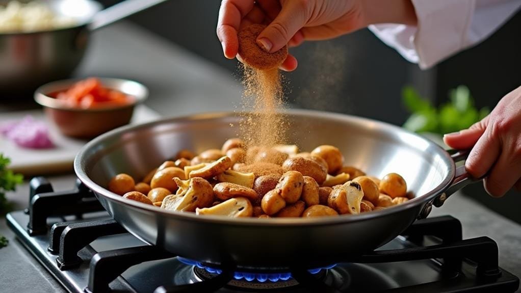 mushroom masala preparation steps