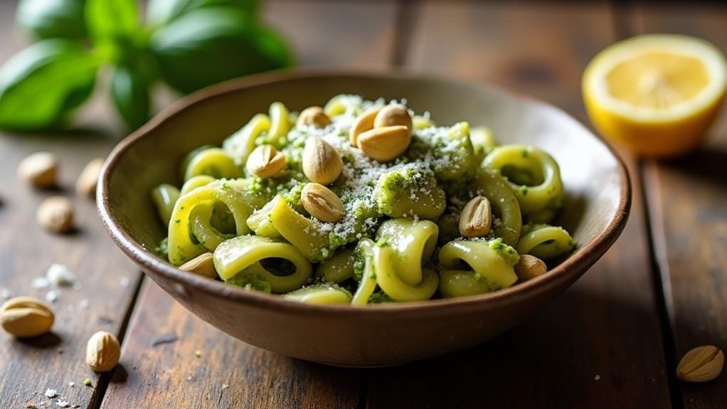 Handmade Orecchiette With Pistachio Pesto