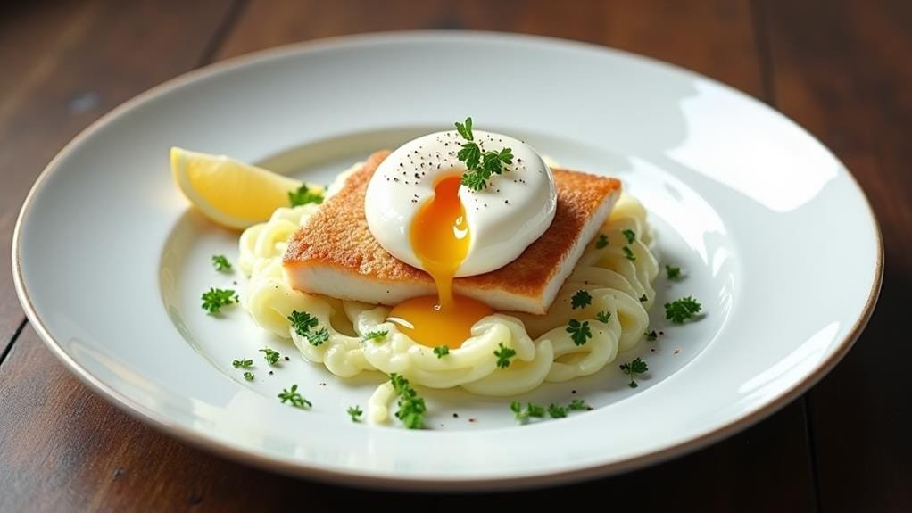 plate and garnish dish