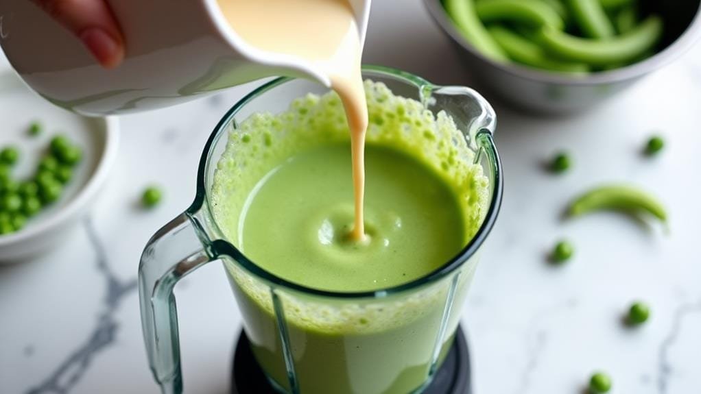 prepare pea puree recipe