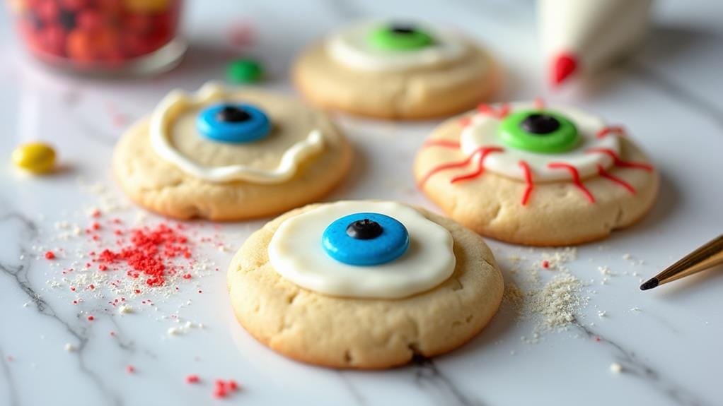 spooky monster eye treats