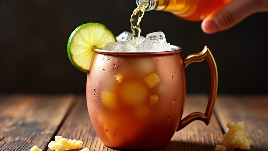 add ginger beer last