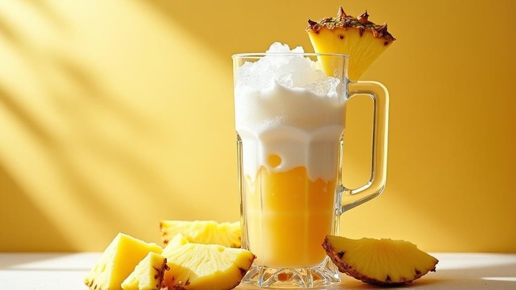 blend ingredients until frothy