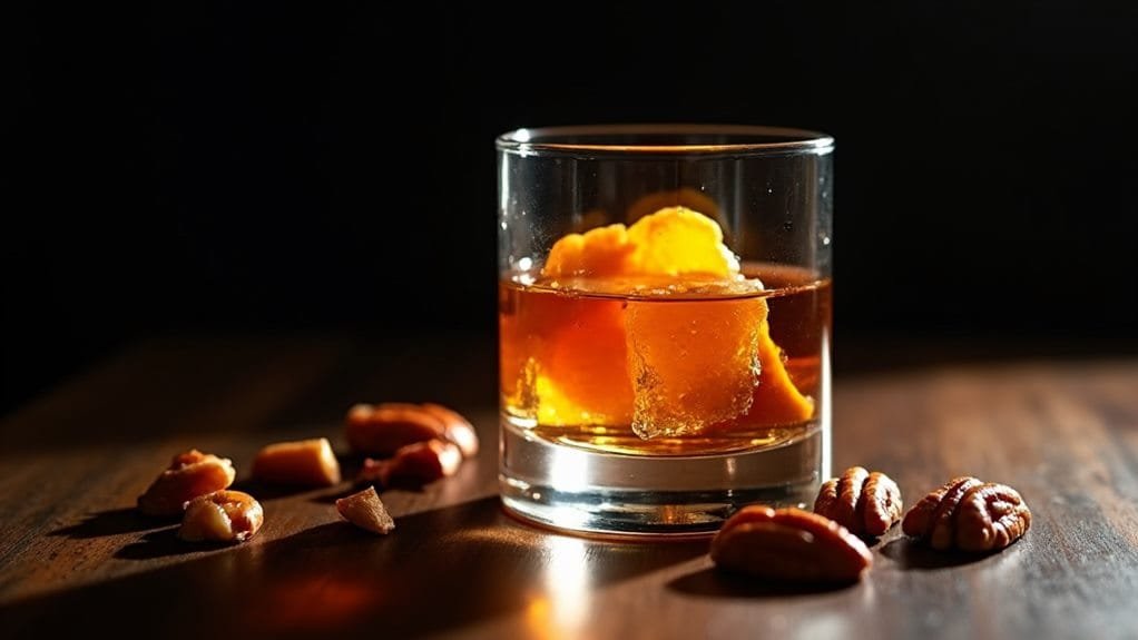 Candied Pecan Old Fashioned With Orange