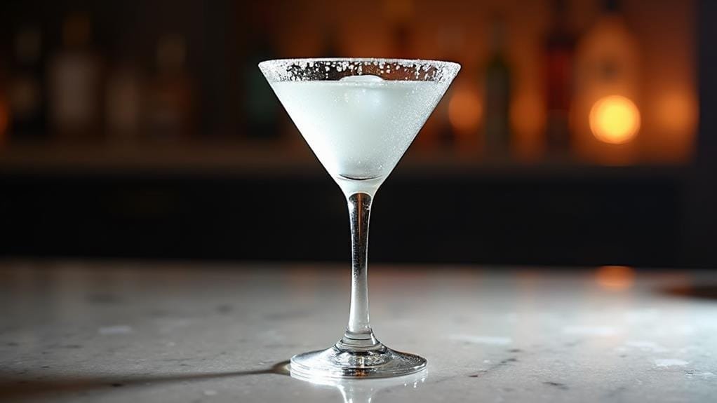 chill cocktail glass first