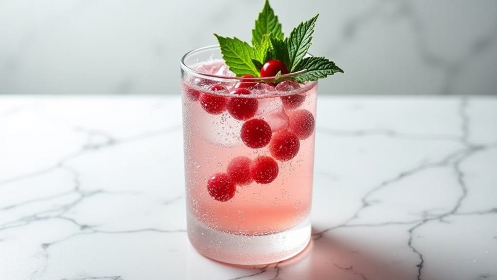 chill glasses before mixing