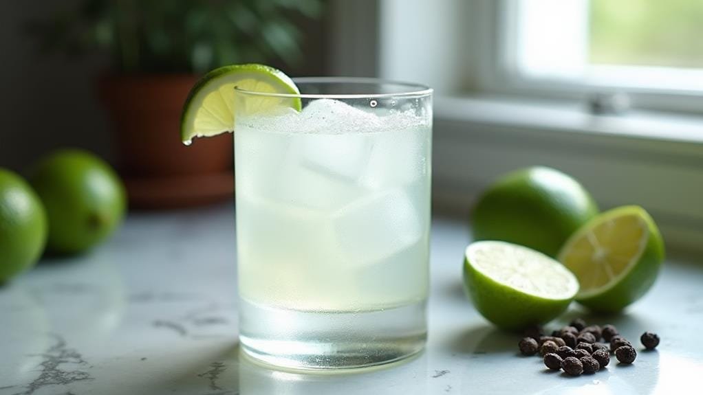 chill glasses before serving