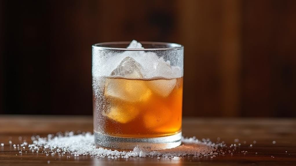 chill glassware before serving