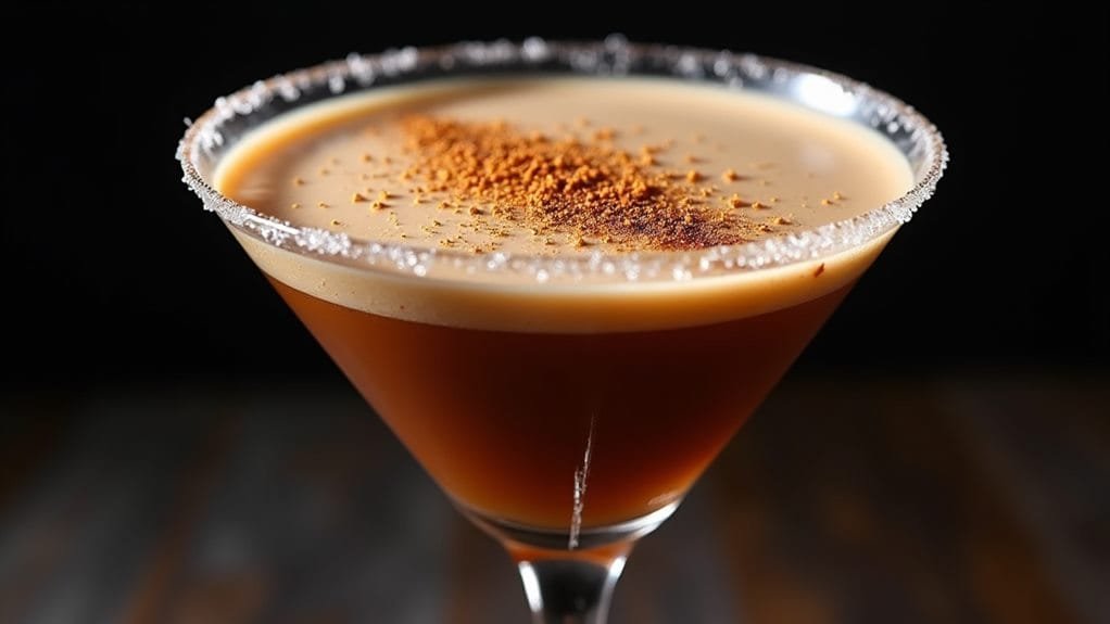 chill martini glass thoroughly