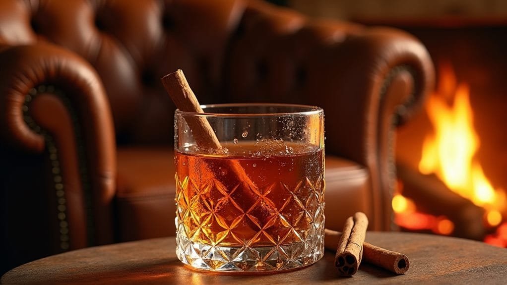 Fireside Orange Whiskey With Cinnamon