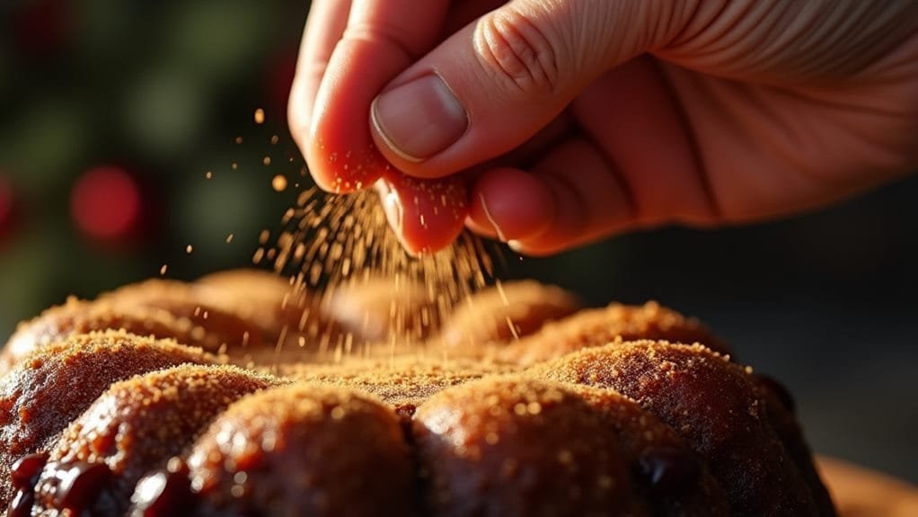 Figgy Pudding Port With Cinnamon Sugar 9 cinnamon sugar coating process