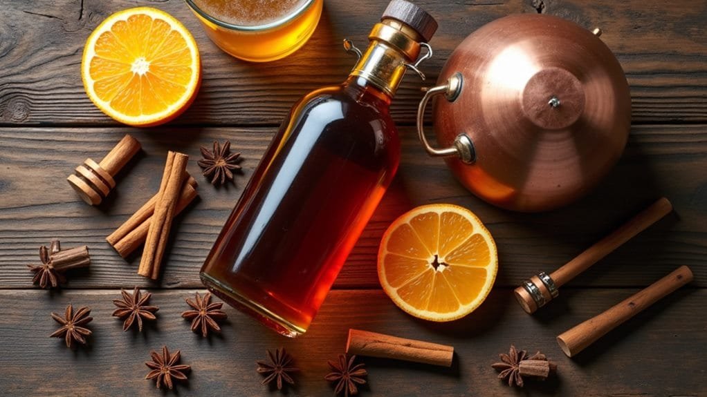 Christmas Carol Cognac With Honey 4 collect ingredients and tools