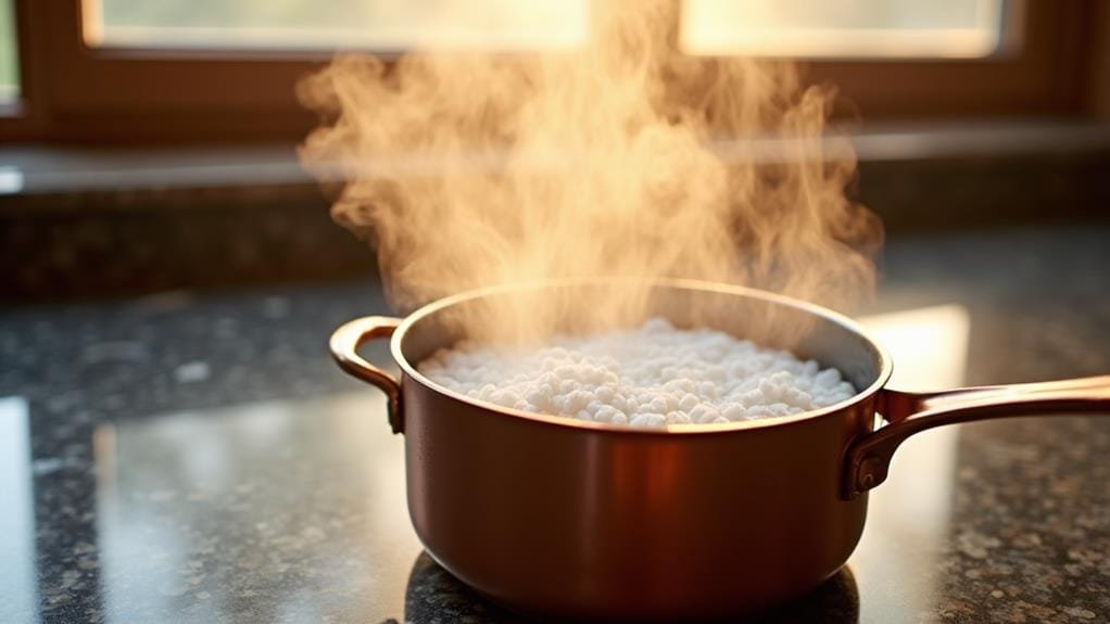 combine ingredients heat mixture