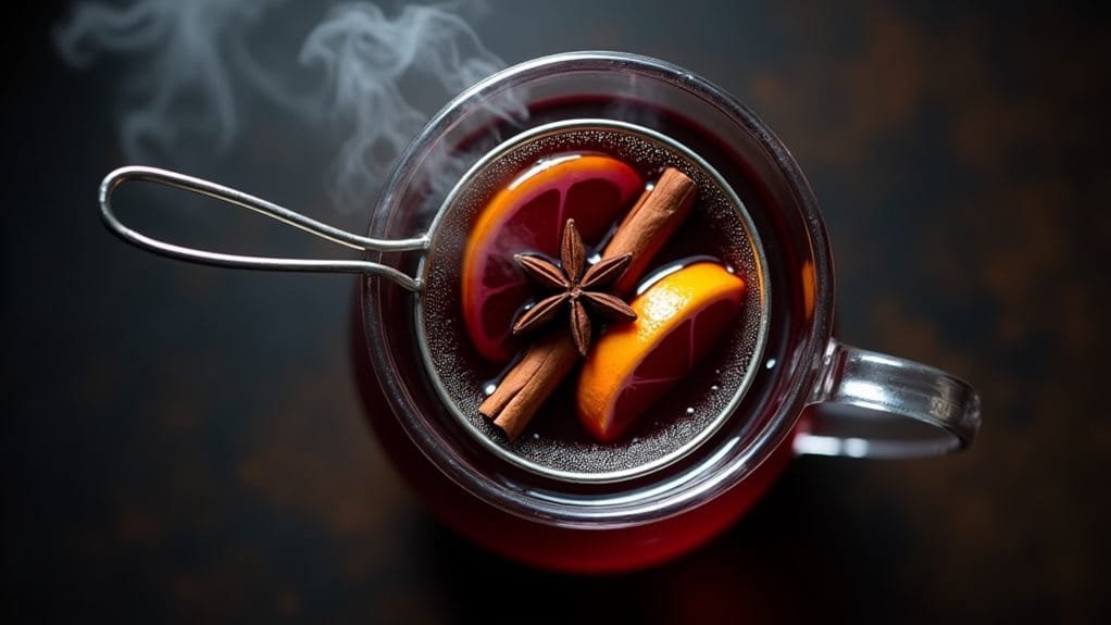 cool and strain mixture