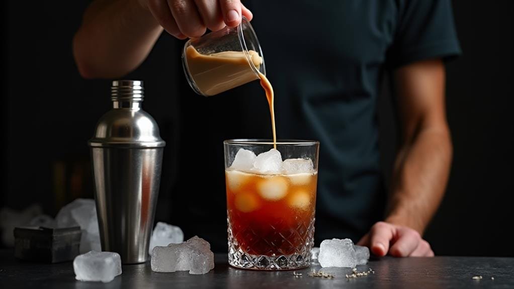 cool espresso before mixing