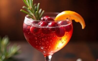 Winter Solstice Spritz With Cranberry