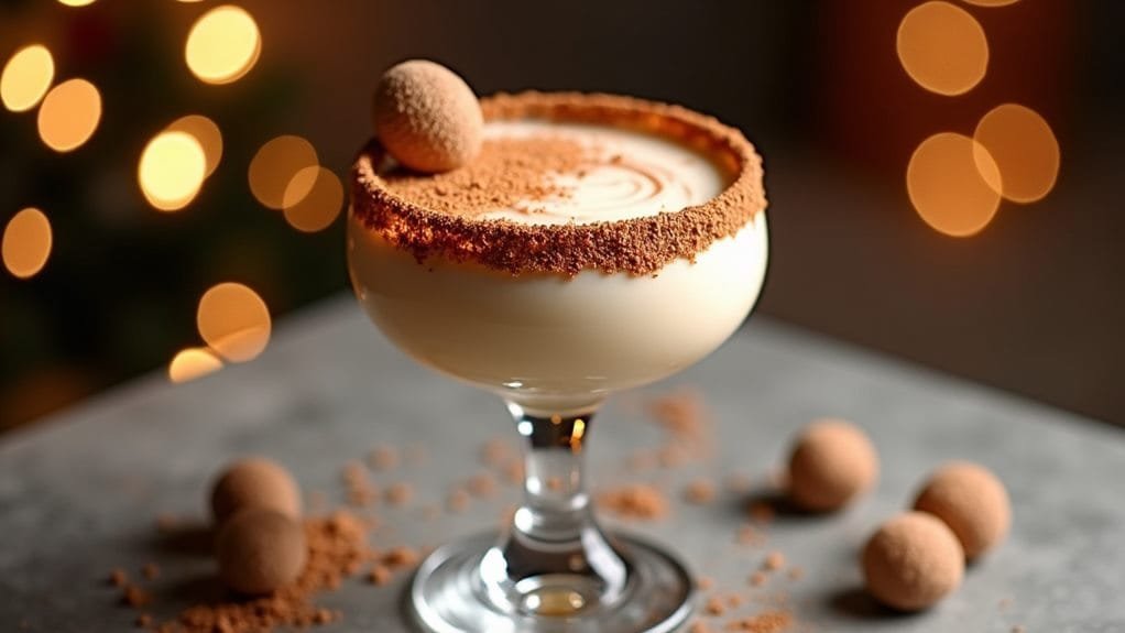 Christmas Cookie White Russian With Nutmeg