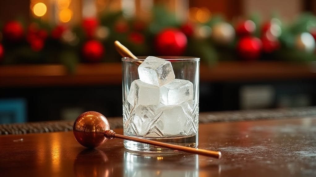 North Pole Negroni With Orange Twist 5 fill glass with ice