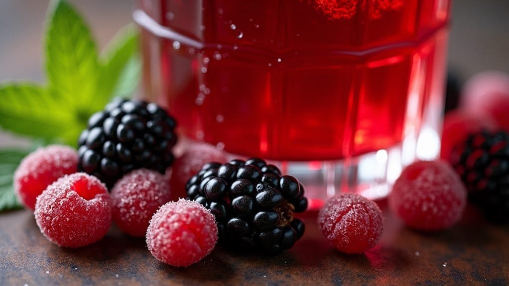 Merry Berry Bramble With Sugared Fruit 10 finalizing the conclusion