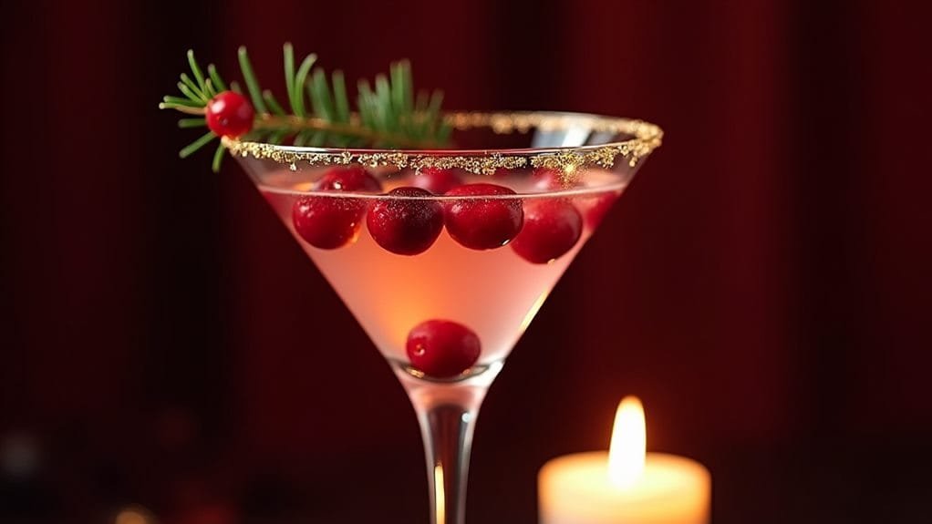 Mistletoe Kiss Martini With Gold Dust 10 finalizing the conclusion
