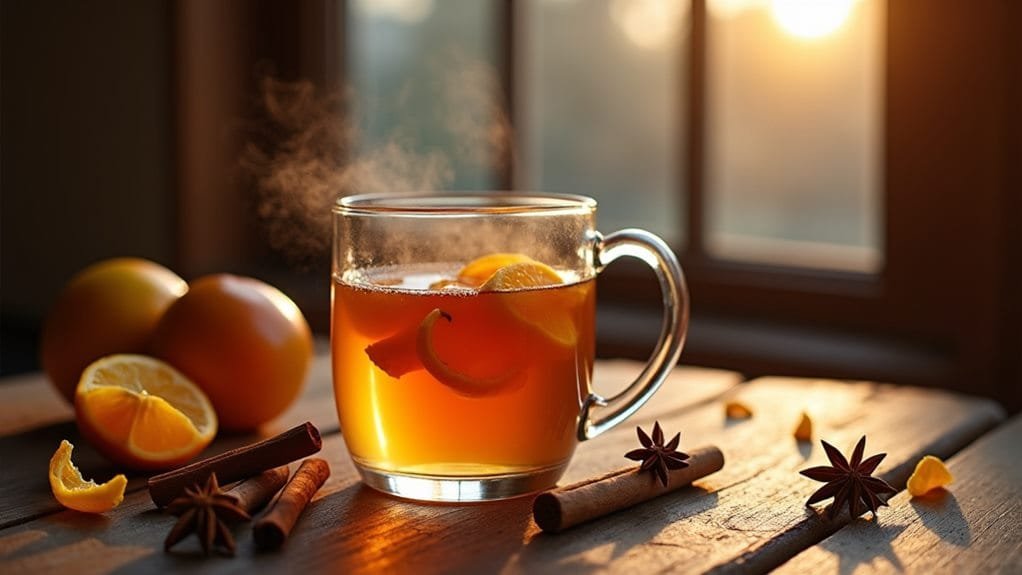 Thanksgiving Harvest Moon With Apple Cider 9 garnish with citrus spice