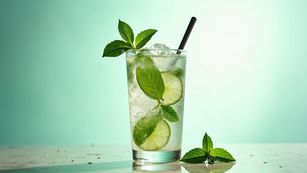 gently stir mixed ingredients