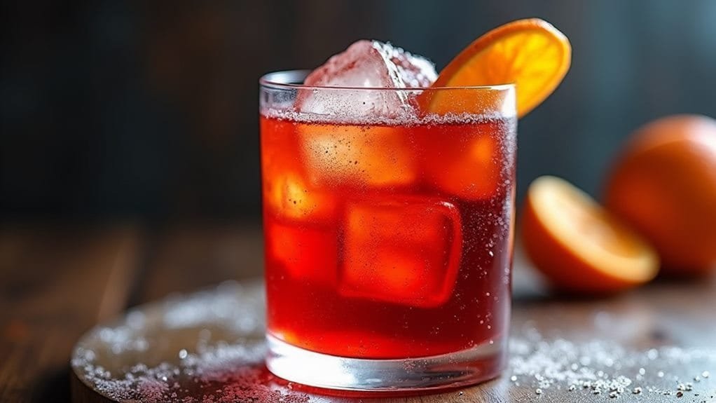 North Pole Negroni With Orange Twist 6 incorporate liquids mix thoroughly