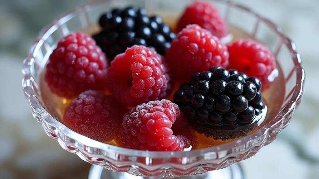 Merry Berry Bramble With Sugared Fruit 7 macerate the berries now