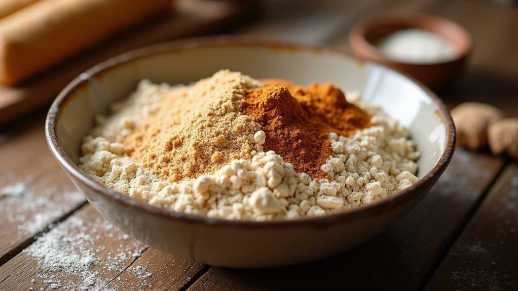 mix dry ingredients thoroughly