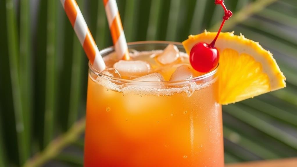 mix rums with juices