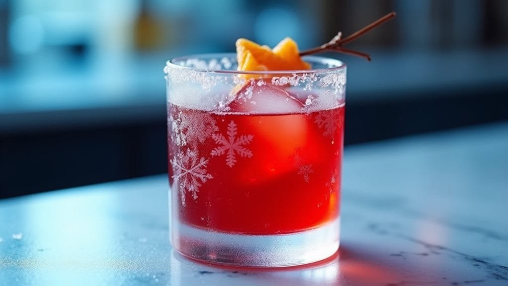 North Pole Negroni With Orange Twist