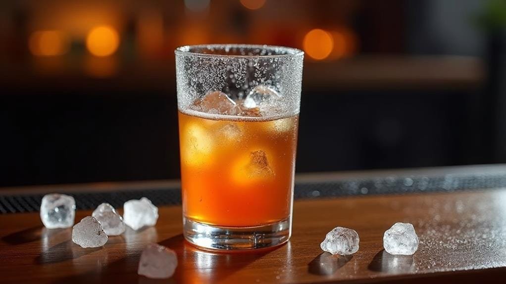 pre chill serving glass