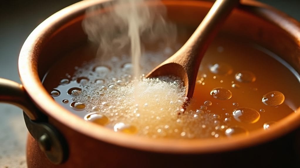 prepare sugar syrup solution