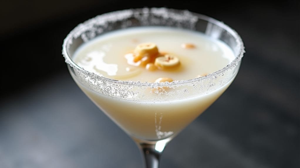 Winter Wonderland White Chocolate Martini 8 shake ingredients until frothy