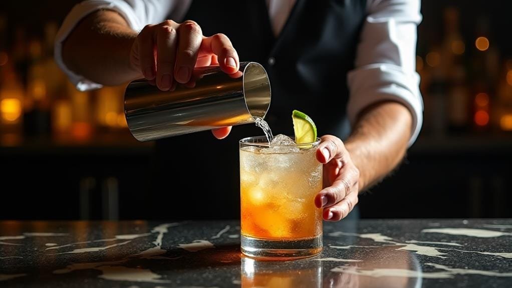 shake ingredients with ice