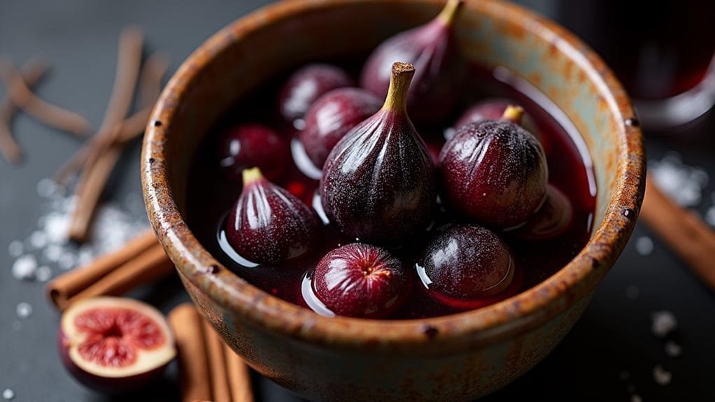 Figgy Pudding Port With Cinnamon Sugar 4 soak figs in port