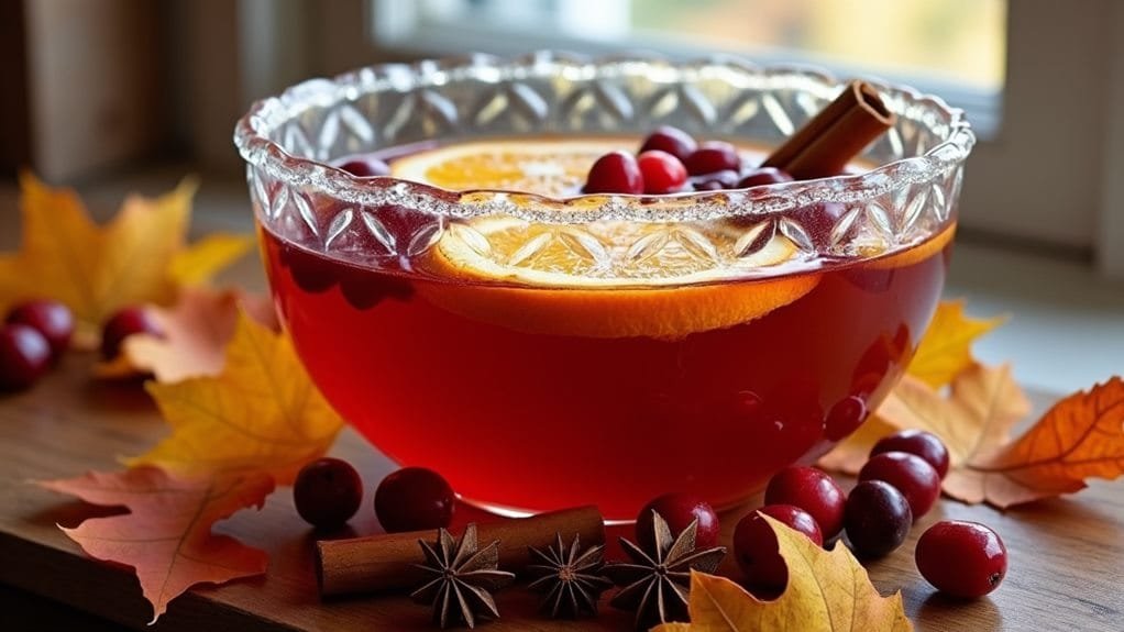 Turkey Day Punch With Autumn Spices