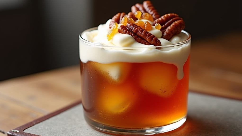 Maple Pecan Bourbon With Cream Float 3 step by step cooking instructions