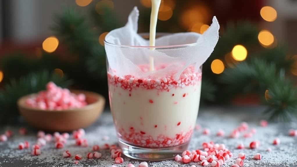 strain mixture before serving