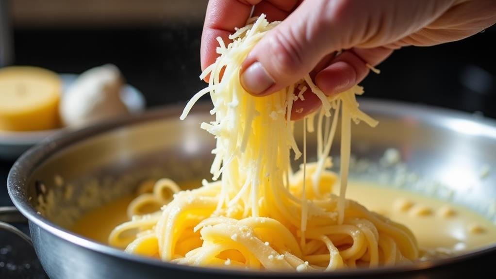 add parmesan cheese mixture