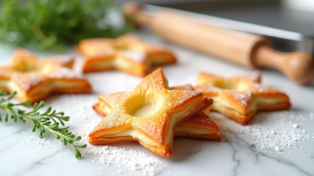 Deconstructed Lobster Pot Pie With Celery and Tarragon 3 bake puff pastry shapes