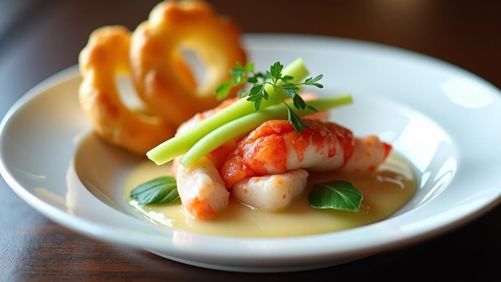 Deconstructed Lobster Pot Pie With Celery and Tarragon