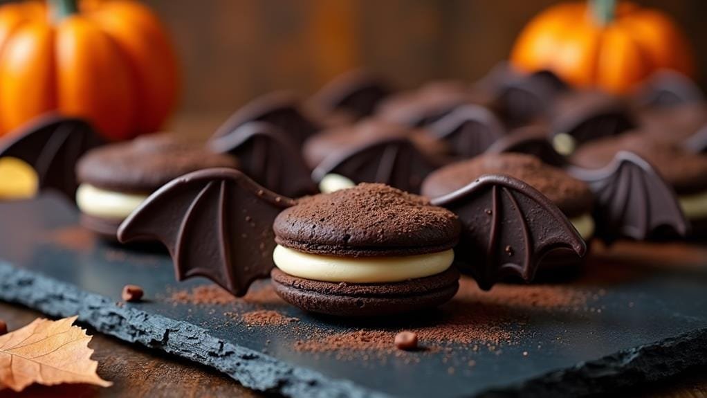 5 Best Halloween Biscuit Recipes 4 delicious chocolate sandwich cookies