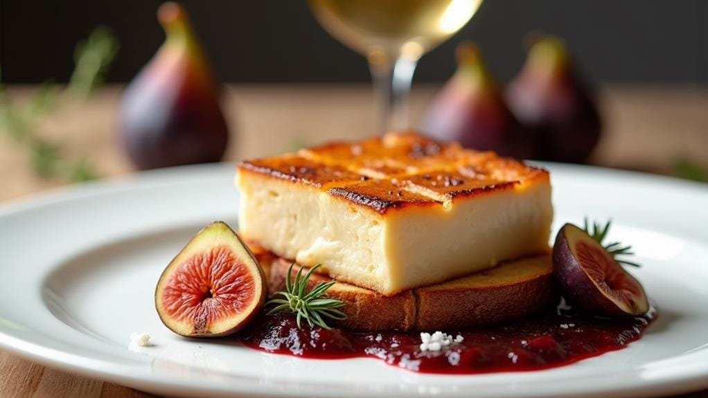 Seared Foie Gras With Fig Jam and Brioche