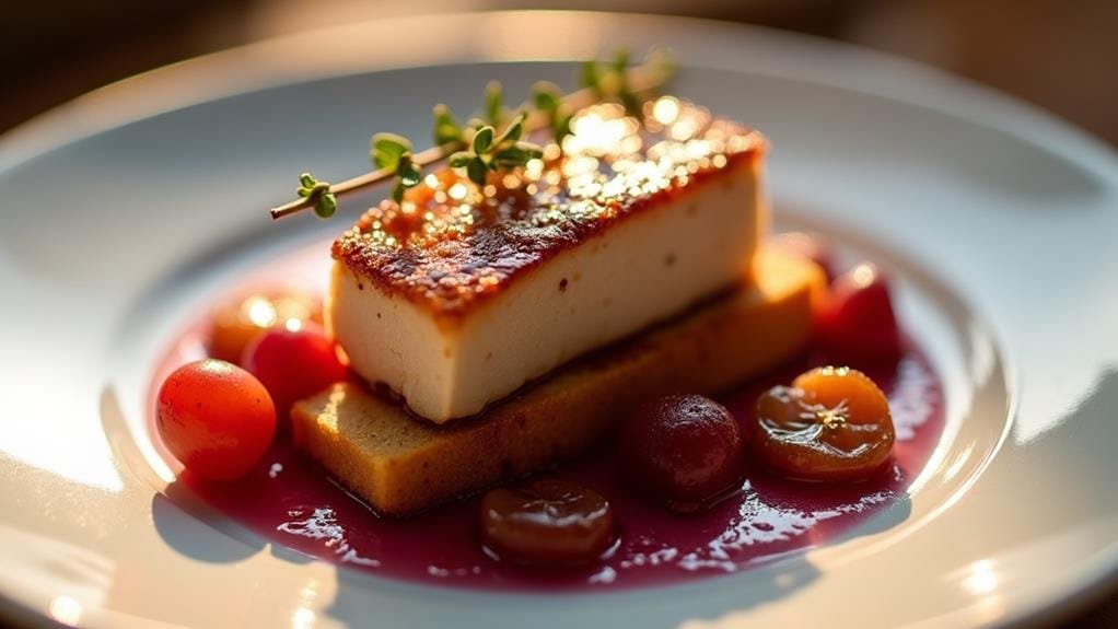 Seared Foie Gras With Grape and Brioche